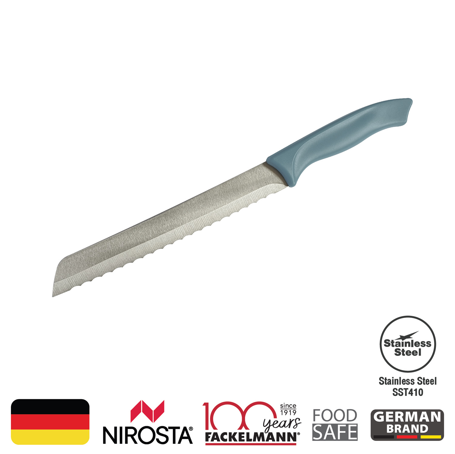 แฟคเคลมานมีดหั่นขนมปัง 8.27 นิ้ว FACKELMANN BREAD KNIFE 8.27 Inch 6944804511321 ราคา 127 บาท*ส่งฟรี