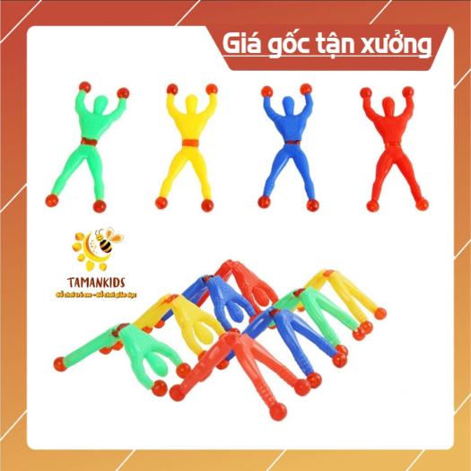 Combo 10 Người Nhện Leo Tường Người Người Nhện Dính Tường Nhiều Màu Sắc Vui Nhộn Độc Đáo Cho Bé