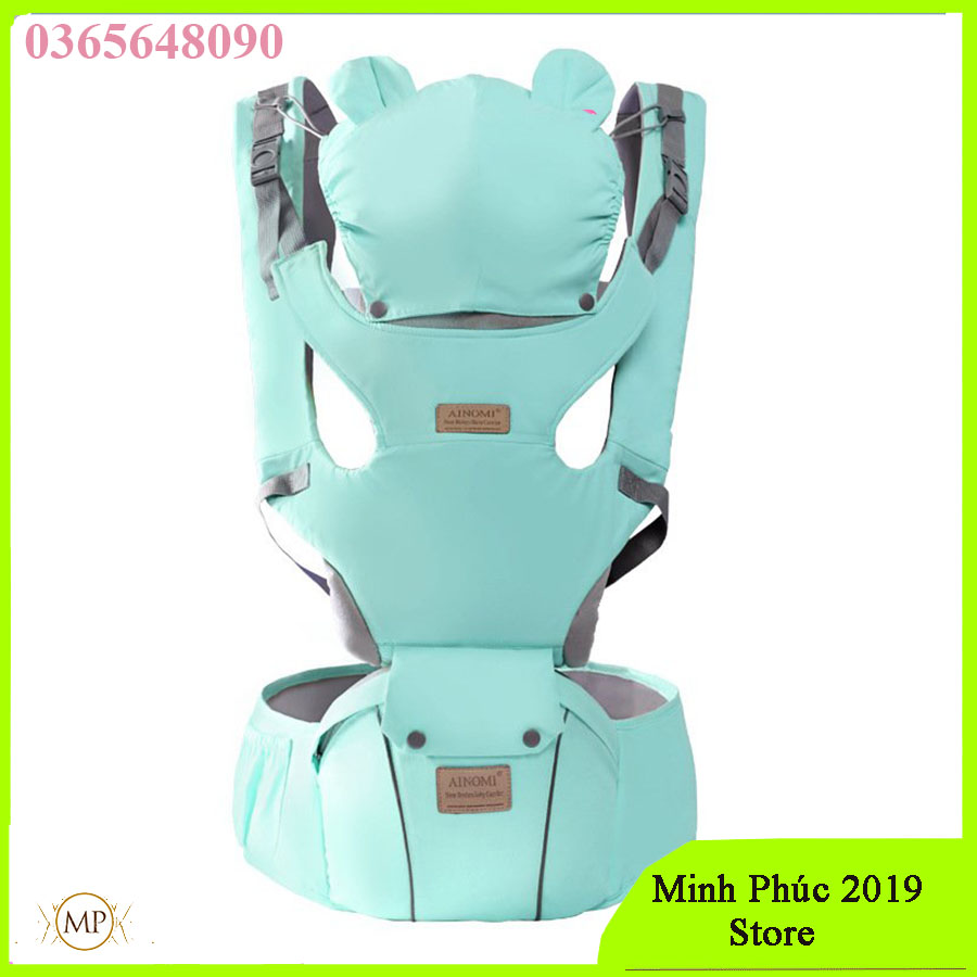 [Miễn phí ship toàn quốc] Địu em bé có bệ ngồi chống gù lưng cho bé, đai địu mềm mại giảm đau mỏi cổ vai lưng cho cha mẹ, điệu trẻ em có ghế ngồi có thể tháo rời dễ dàng sử dụng