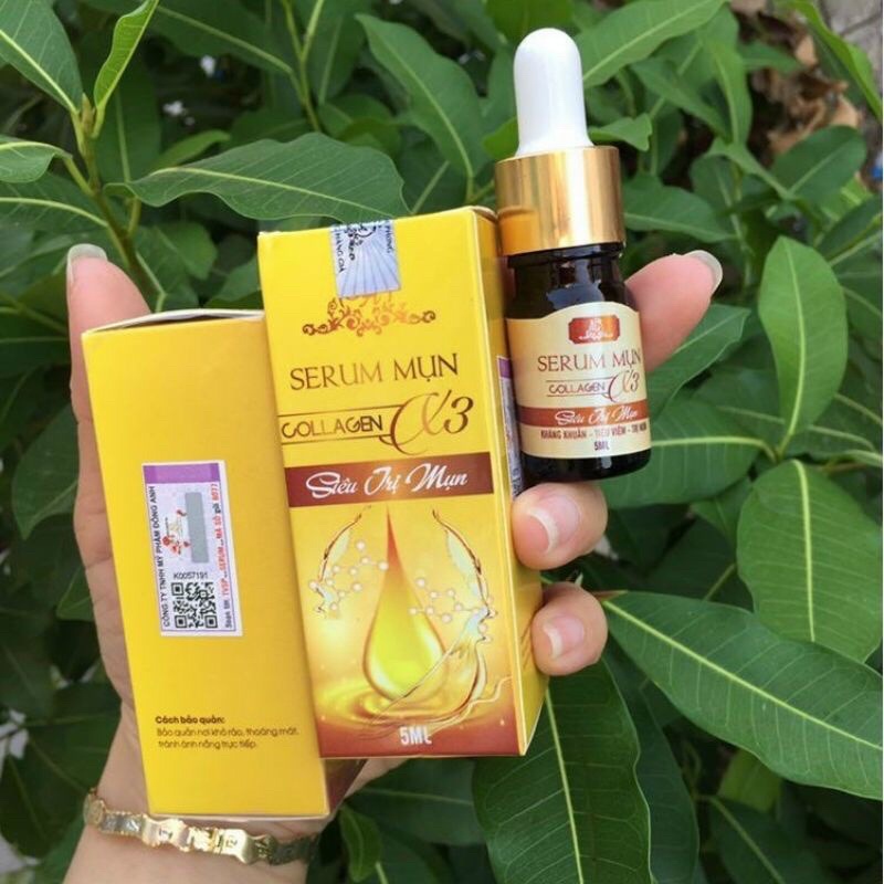 Serum mụn collagen x3 chính hãng