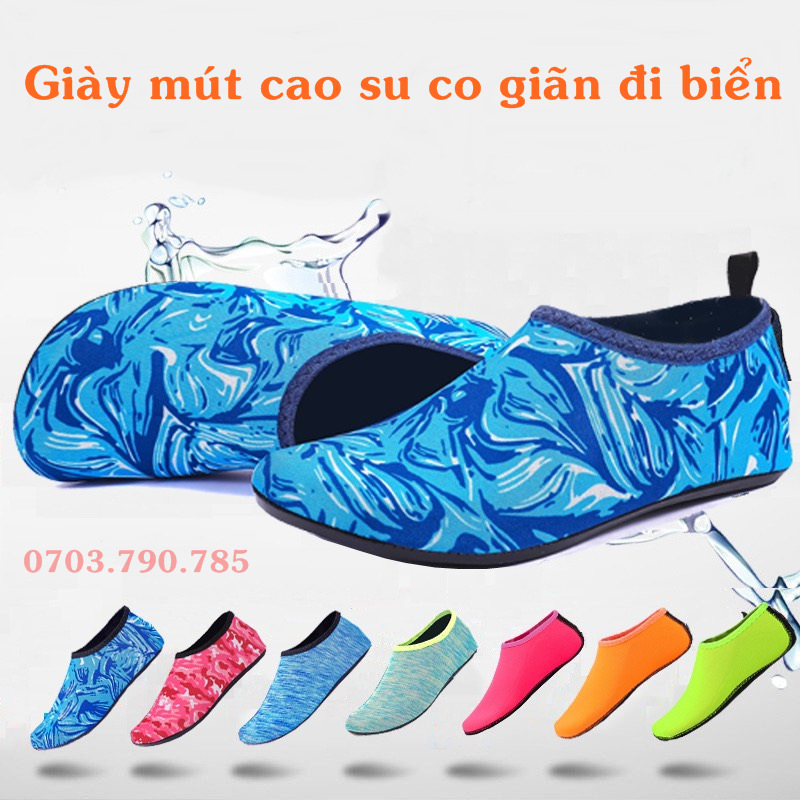 Giày mút cao su co giãn đi biển