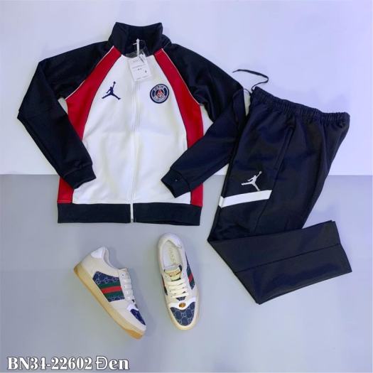 Bộ Nỉ Thu Đông Thể Thao Nam Psg Pha Màu Cực Chất