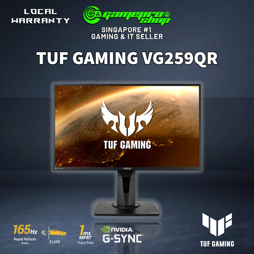 TUF ゲーミングモニター VG259QR Gaming 24.5型 ASUS リール - dr