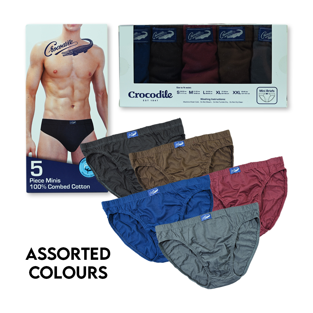 Arnold Palmer 5 Piece Pack 100% Combed Cotton Tanga Briefs