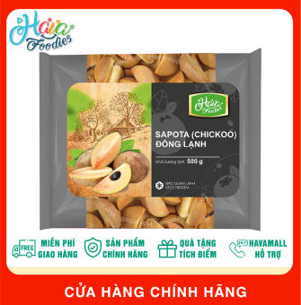 Sapoche – Hồng Xiêm Đông Lạnh Havafoodies 500gr – Frozen Chikoo IQF