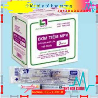 Bơm Tiêm 3ml MPV - Bơm Kim Tiêm 3ml[thietbiytehoaxuong]