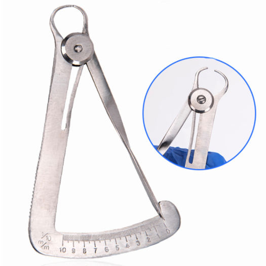 Miss Lan 1 Chiếc Thước Cặp Hình Tam Giác, Dành Cho Dụng Cụ Nha Khoa Máy Đo Độ Dày Cơ Học Dụng Cụ Kẹp Sáp Màu Vàng Cơ Học Thước Đo