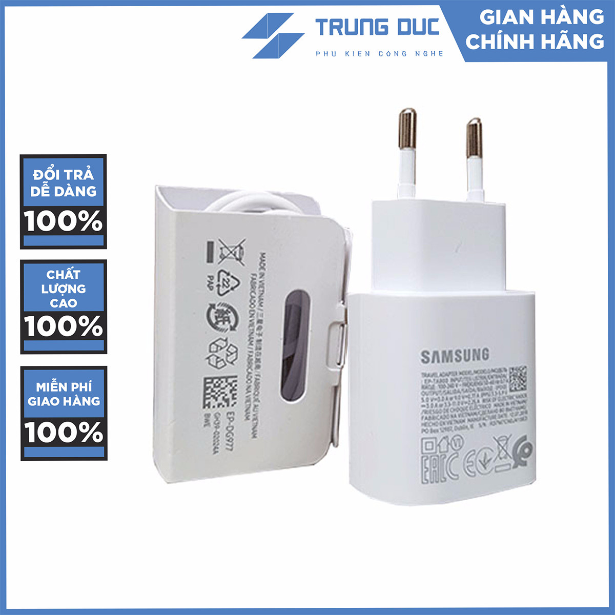 [ Siêu Nhanh ] Bộ sạc kèm cáp C siêu nhanh 25w Zin dùng cho Samsung Oppo Xiaomi Huewei sạc siêu nhan