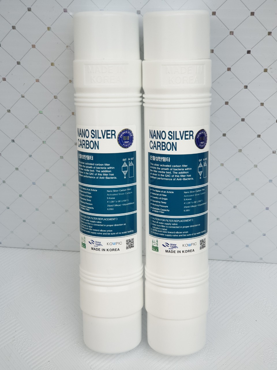 Lõi lọc Nano Silver Carbon xuất xứ Hàn Quốc