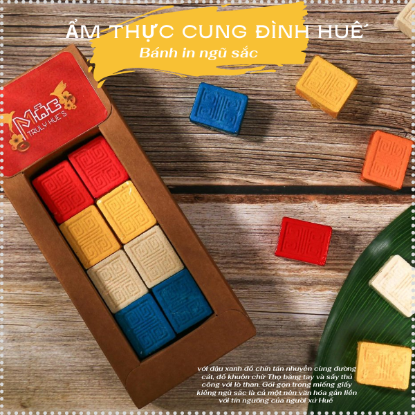[VSATTP] Bánh In Ngũ Sắc Đặc Sản Tiến Vua - Mộc Truly Hue's
