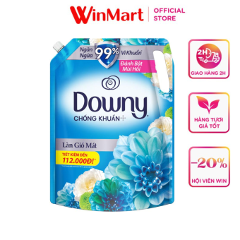 Nước xả vải Downy Làn Gió Mát Túi 2.4L