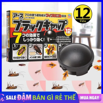 12 powerful Japanese cockroach killer pills-(odorless) safe for human and pet.