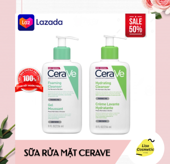 SỮA RỬA MẶT CERAVE FOAMING FACIAL CLEANSER [ BẢN PHÁP ]