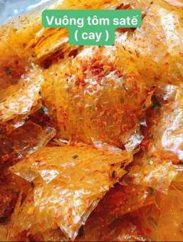 10gr Bánh tráng vuông trộn sate khô bò Tây Ninh