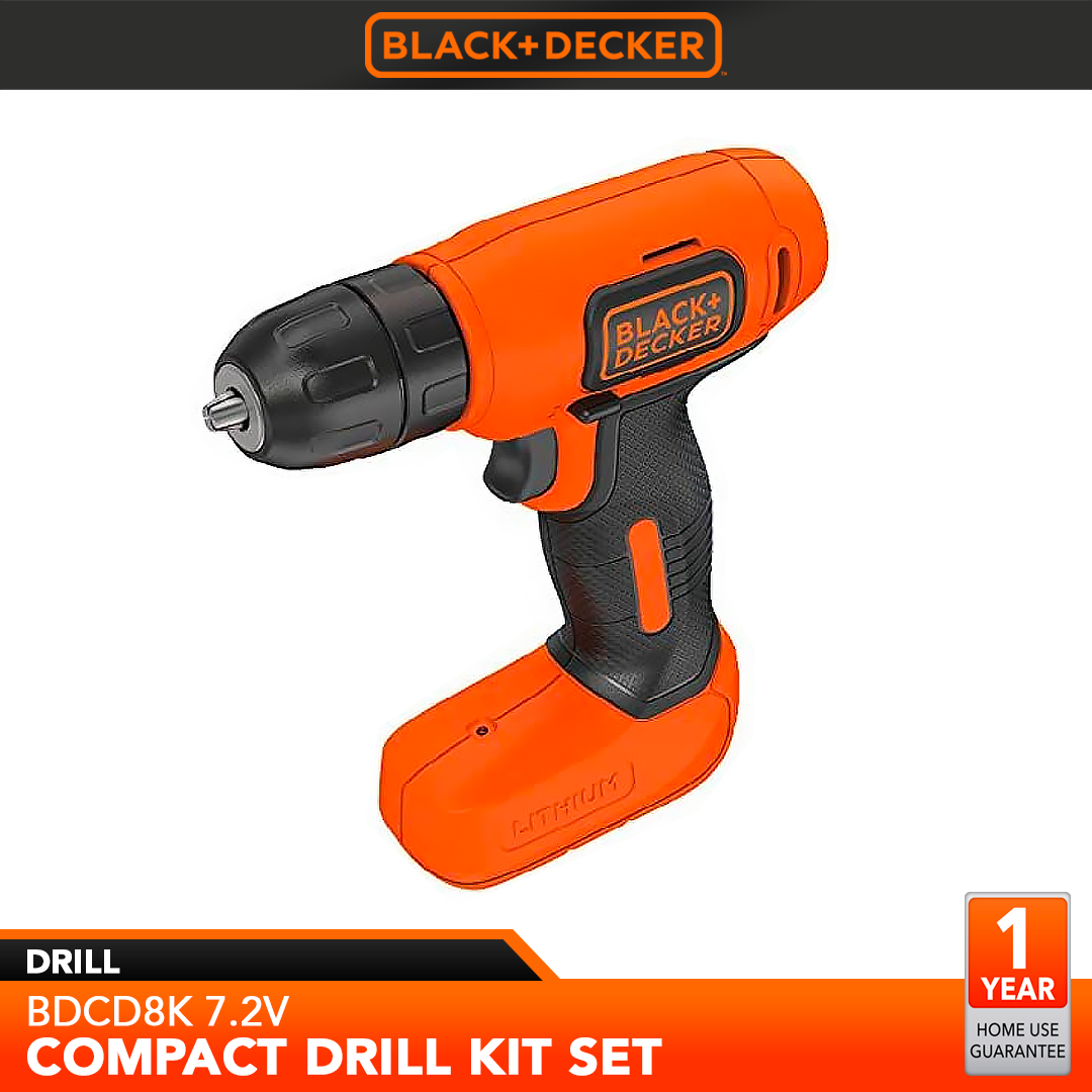 Black & Decker Hammer Drill 710w 13mm S/key + Tool Box + 40