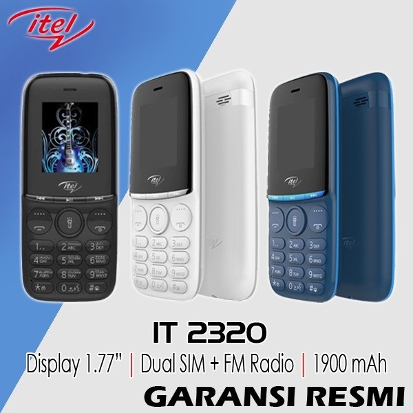 ITEL 2320 IT2320 HP Murah Garansi Resmi Harga 180,000 rupiah*Gratis Ongkir