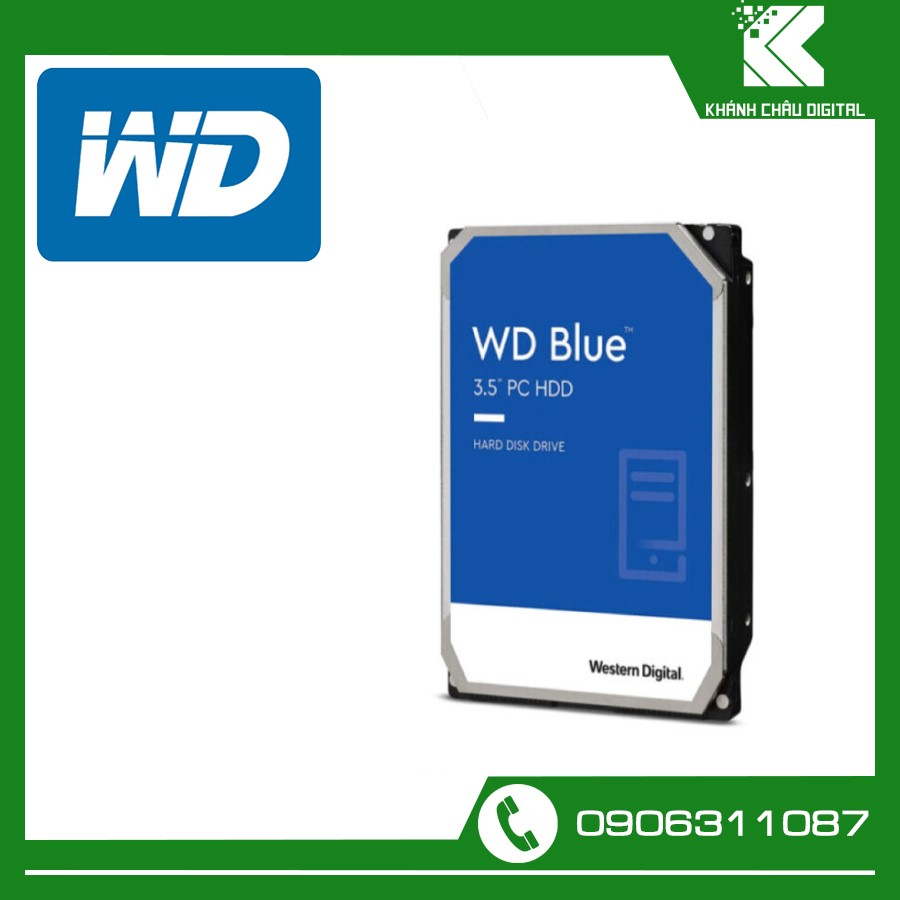 Ổ cứng gắn trong desktop wd blue 6tb, 3.5 sata 3