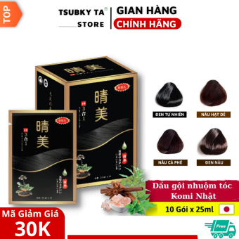 KOMI - DẦU GỘI PHỦ BẠC THẢO DƯỢC ĐEN TÓC - 250ML