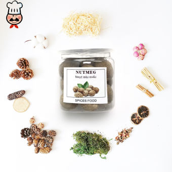 Nutmeg whole - Nhục đậu khấu nguyên hạt Indonesia gia vị sốt Bechamel