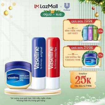 Bộ dưỡng môi đẹp xinh Vaseline