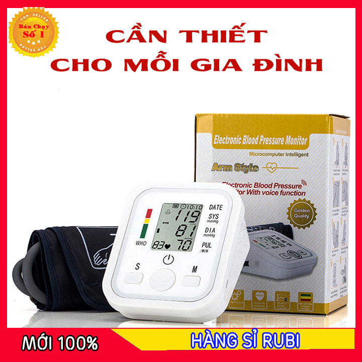 [HÀNG TỐT - GIẢM THÊM 12%] Máy Đo Huyết Áp Bắp Tay B02R Đo Chính Xác - Hàng Nhập Khẩu