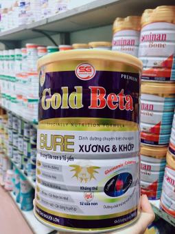 Sữa Gold Beta Sure 900g - Sữa dành cho người già - Sữa người già Ngăn ngừa Loãng Xương Tiểu Đường - Sữa cho người già