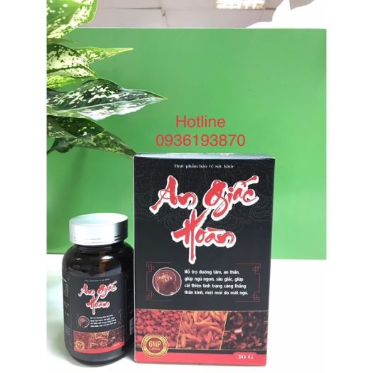 ✿∋●  ▧  AN GIẤC HOÀN - Chính Hãng Hỗ trợ dưỡng tâm hỗ trợ an thần hỗ trợ ngủ sâu giấc