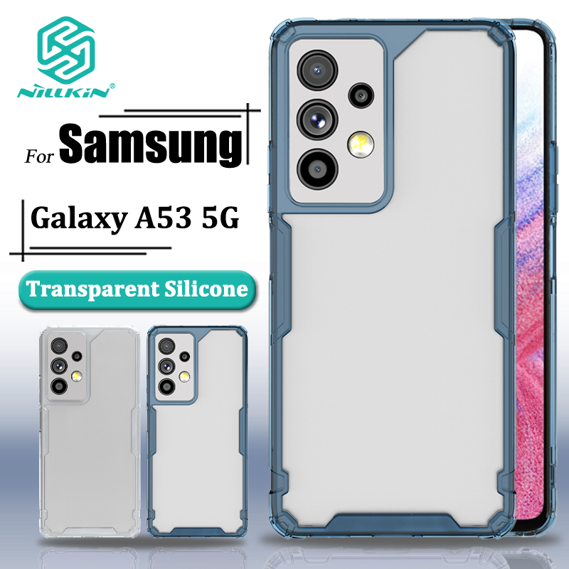 Nillkin Sang Trọng Mềm Silicone Ốp Lưng Cho Samsung Galaxy A54 A53 5G A73 5G A52 A52S S22 S22 S23 Ul