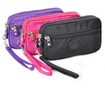 Ví Tiền Xu Chống Nước Ngoài Trời Phong Cách Hàn Quốc Túi Điện Thoại Di Động Nữ Dáng Dài Túi Đeo Cổ Tay Nam Túi Mỹ Phẩm Túi Đựng Đồ Dung Lượng Lớn Cầm Tay