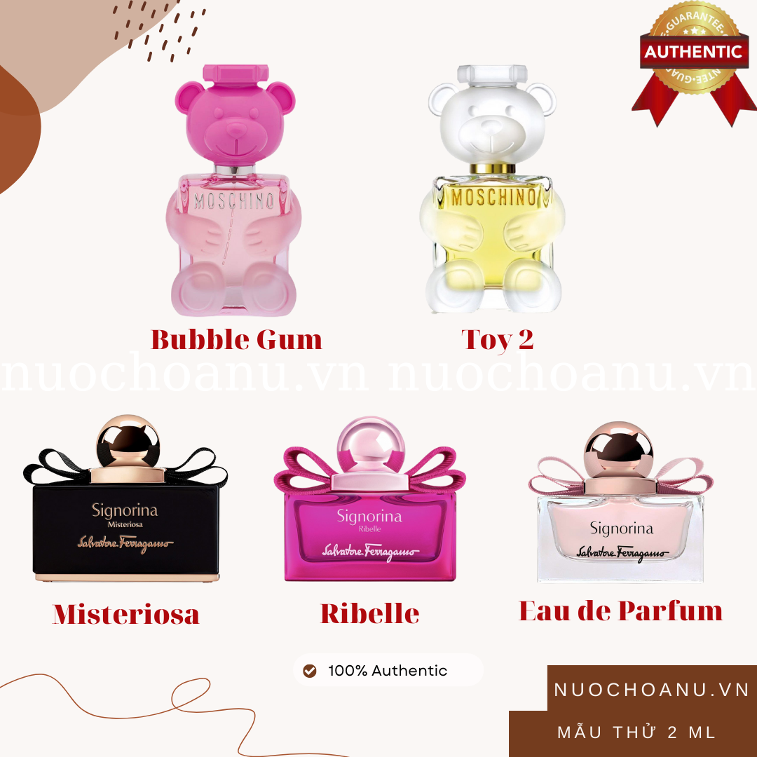 [Mẫu Thử 2ml] Nước Hoa Nữ Moschino Signorina Chiết 2ml Chính Hãng Nhiều Hương nuochoanu,vn