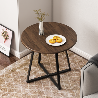 Bàn tròn sofa chân sắt 2 màu - GM85