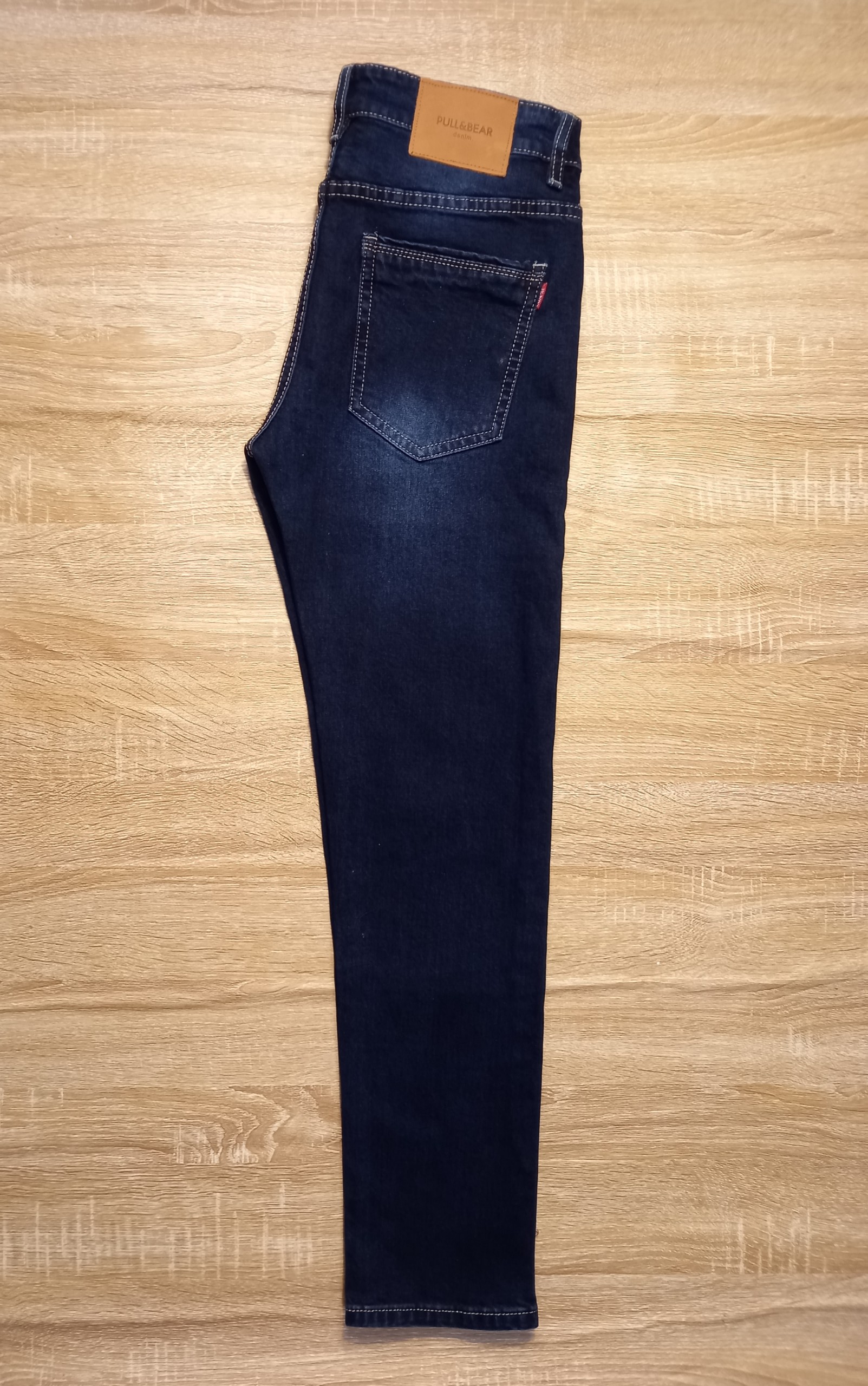 Quần jean nam co giãn dáng đẹp ống đứng xanh đậm jean nam co gian