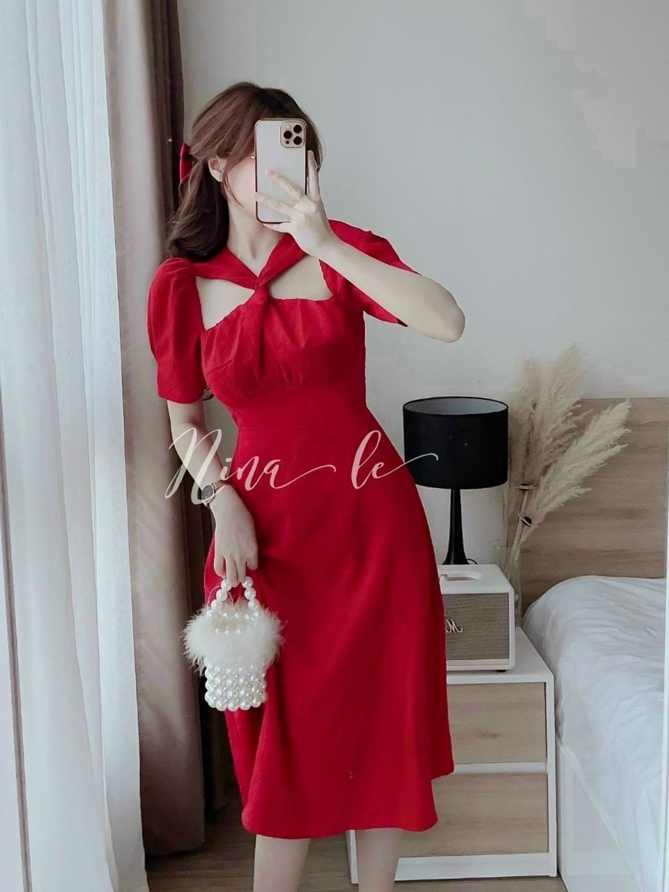 Đầm soắn ngực đi tiệc bigsize kim ngân 50 kg đến 90 kg