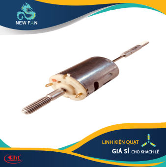 Mô tơ đầu quạt 12v. Mô tơ sử dụng bình ắc quy DC12v - chổi than