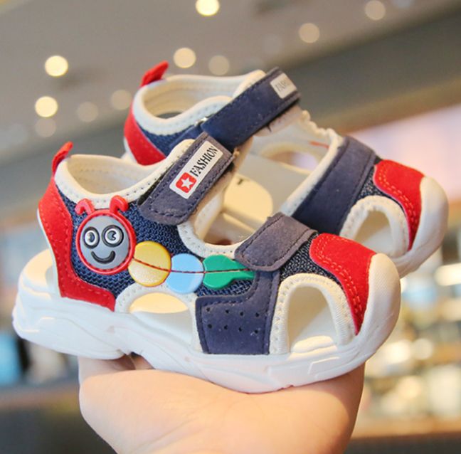 Giày sandal bé trai bít mũi cực nhẹ và êm chân, sandal đáng yêu cho bé 1-6 tuổi