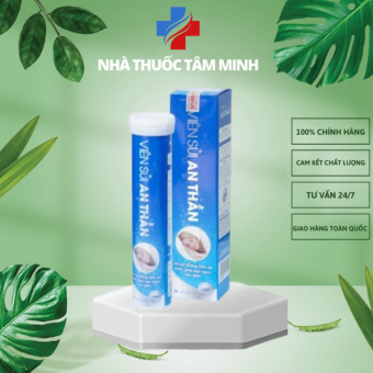 Viên Sủi An Thần (Tuýp 20 Viên Sủi) - Hỗ Trợ Dưỡng Tâm, An Thần, Ngủ Ngon, Giúp Cải Thiện Tình Trạng Mất Ngủ - Nhà Thuốc Tâm Minh