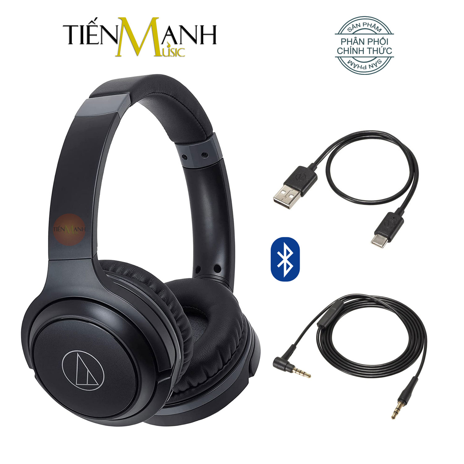 Genuine, Bluetooth Audio Technica ath-s220bt wireless headset wireless
