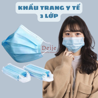 Hộp khẩu trang y tế kháng khuẩn 3 lớp