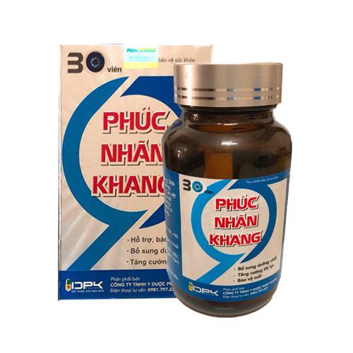 Viên uống phúc nhãn khang hỗ trợ bảo vệ mắt phục hồi tăng cường thị lực bổ sung dưỡng chất cho mắt hộp 30 viên