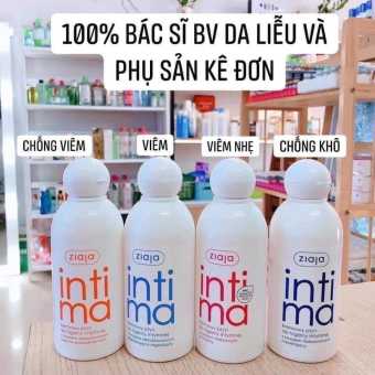 Hàng Chính Hãng - Dung dịch vệ sinh phụ nữ intima Ziaja 200ml BA LAN