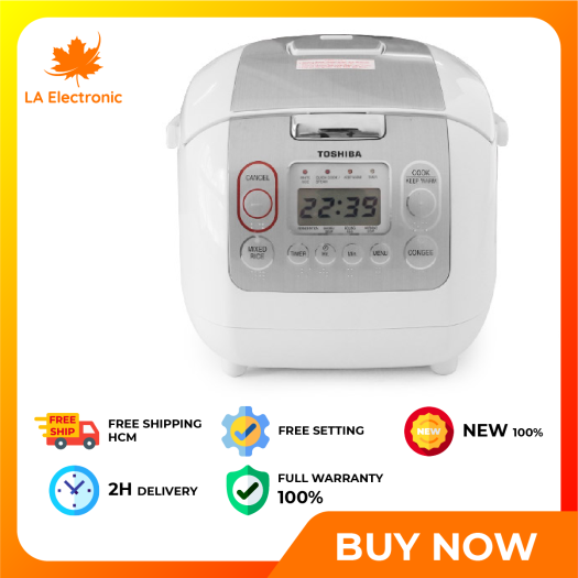 Nồi cơm điện tử Toshiba 1 lít RC-10NMFVN(WT) - Miễn phí vận chuyển HCM
