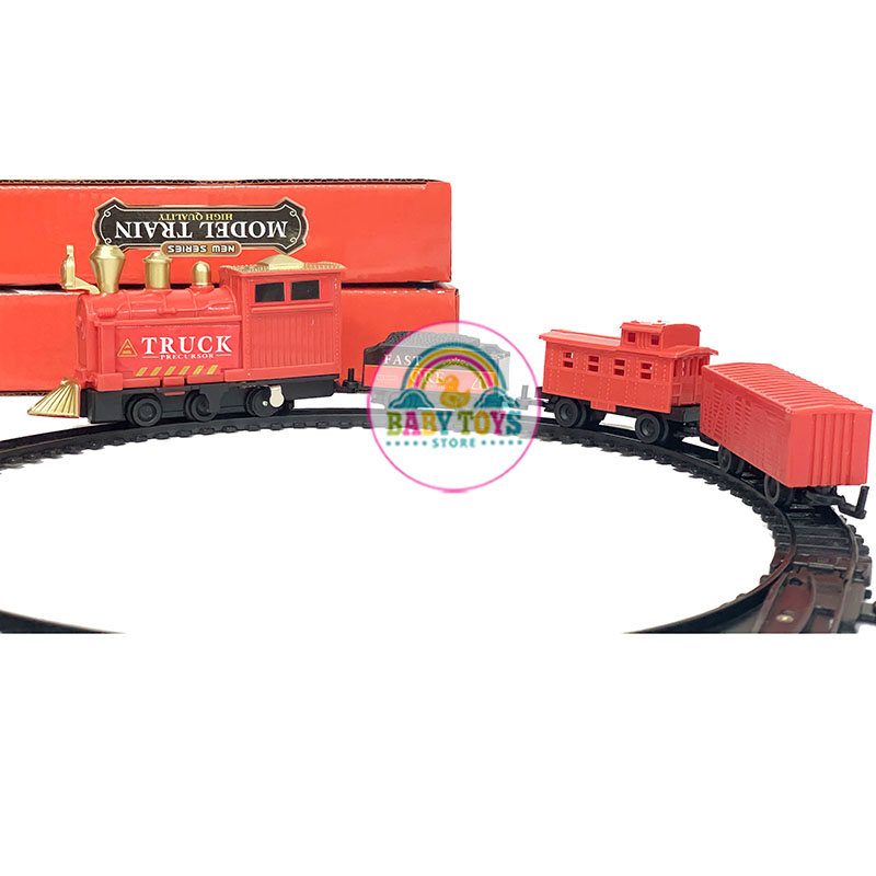 [FREESHIP MAX] Đồ Chơi Tàu Hỏa CLASSIC TRAIN Chạy PIN, 4 Toa Mini, Tiêu Chuẩn Quốc Tế