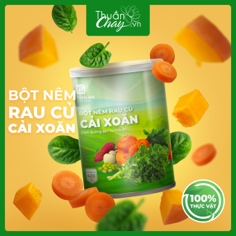 Bột Nêm Rau Củ Cải Xoăn Thuần Chay - 420g