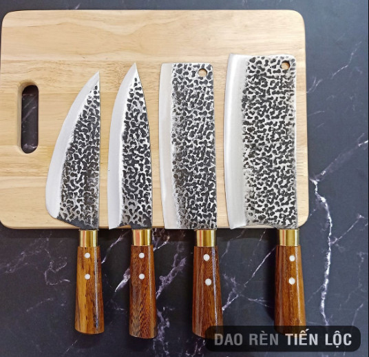 [ GIÁ HỦY DIỆT] Bộ dao 4 món hàng chuẩn Nhíp ô tô