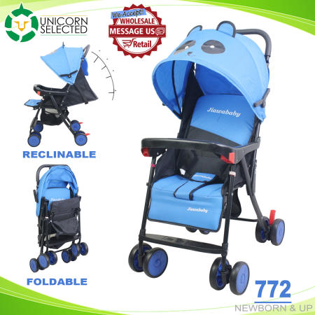 Unicorn Selected JW 772 Baby Stroller, Lightweight Panda Stroller