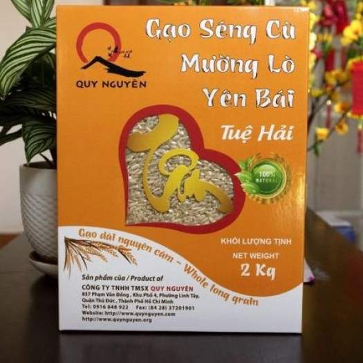 Gạo Séng Cù Than Uyên Quy Nguyên (2kg) - Lứt Séng Cù Thầy Tuệ Hải - Chùa Long Hương