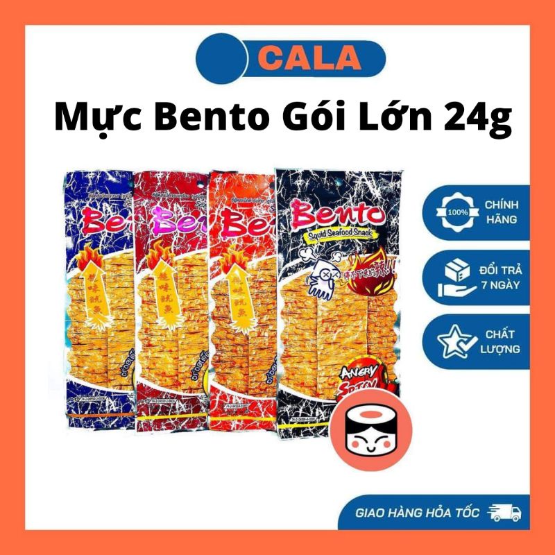 Mực bento thái lan gói 24g đủ vị