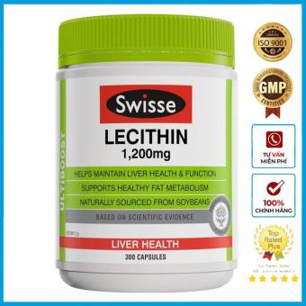 Mầm Đậu Nành Swisse Lecithin 1.200mg 300 Viên (Úc)