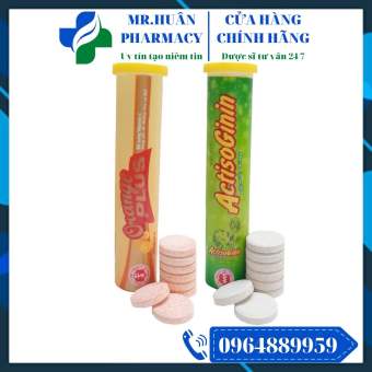 C sủi, Viên sủi tăng lực Đại Uy (Tuýp 20 viên) - Bổ sung vitamin C, tăng cường sức đề kháng, hỗ trợ giải độc gan