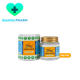 Tiger balm - Dầu cù là con hổ - Trắng - Lọ lớn - 30g